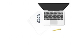 File: Workplace desk, illustration. 