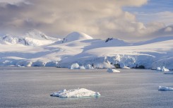 Landscape near Portal Point in the Graham Land of the Antarctic Peninsula. Martin Zwick/Biosphoto via AFP