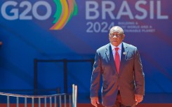 File: President Cyril Ramaphosa arriving at the Modern Art Museum (MAM) to attend the first session of the G20 Leaders' Meeting in Rio de Janeiro. AFP/G20 Press Office
