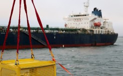 a robotic ROV (Remotely Operated Underwater Vehicle) used for underwater investigation off Porvoo. AFP/Finland out/Finnish police