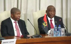 Angola President João Lourenço with Cyril Ramaphosa (Angola and SA)