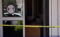 The crime scene at the Lenasia court.