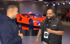 Justin Ford  and Lamborghini SA Sales Manager Jermaine Jardin on Drive