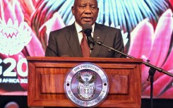 President Cyril Ramaphosa during G20 opening address