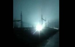 A massive explosion at Njala substation plunges a large part of Tshwane into darkness. 