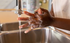 File: A child washing hands with soap. GettyImages/marieclaudelemay