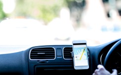 File: An e-hailing driver following a route. GettyImages/lovro77