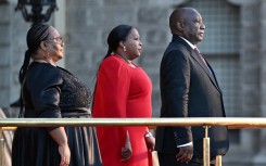 President Cyril Ramaphosa arrives at the Cape Town City Hall ahead of SONA 2025. GCIS