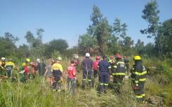 Emergency services personnel on the scene in Roodepoort. Twitter/@CityofJoburgEMS
