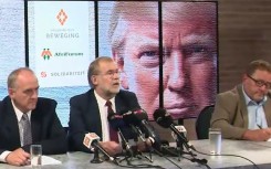 Afriforum Solidariteit Solidarity Kalie Kriel, Flip Buys, Dirk Hermann