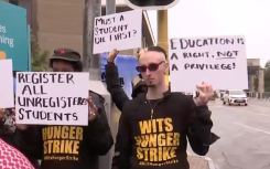 Wits students are continuing their hunger strike.