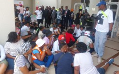 parents staged a sit-in at the Birchwood / eNCA
