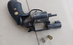 One of the recovered firearms. Supplied