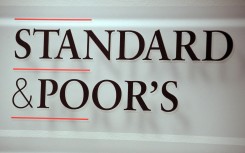 Ratings agency Standard & Poor's logo. AFP/Eric Piermont