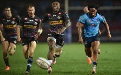 Wandisile Simelane scored an opportunistic try. BackpagePix/Nokwanda Zondi