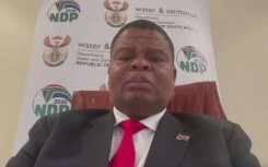 Deputy Minister of Water and Sanitation, David Mahlobo