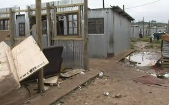 Heavy downpours swept away shacks.