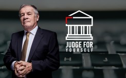 Image of Judge Dennis Davis on JUDGE FOR YOURSELF on eNCA