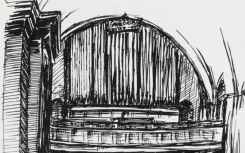 The instrument is dedicated to the school's former director of music, Noel Iverson, and was installed in 1965. 