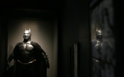 File: A Batman costume worn by US actor Christian Bale on the movie 'The Dark Knight Rises' . AFP/Daniel Leal