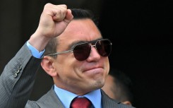 Ecuador's President-reelect Daniel Noboa. AFP/Rodrigo Buendia