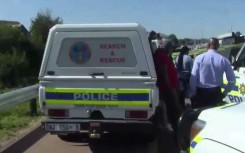 SAPS Search and Rescue on the scene in Hennops River in Centurion