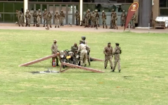 The SANDF display at the Rand Show.