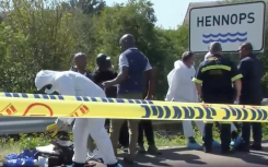 The scene at Hennops River. 