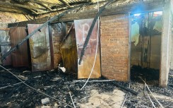 entire boys’ toilet block was destroyed in the fire, affecting all male pupils at the school /Supplied 