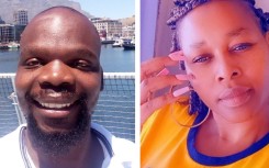 Journalist Sibusiso Aserie and his partner Zodwa Mdhluli