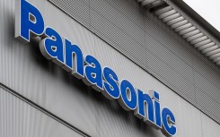 The logo of Japanese electronics giant Panasonic. AFP/Philip Fong
