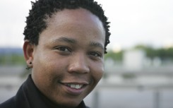 File: South African actor Presley Chweneyagae poses for a photo in Paris. AFP/Joel Saget