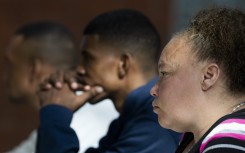 Jacquen Appolis, Steveno van Rhyn and Kelly Smith. Gallo Images/Die Burger/Jaco Marais