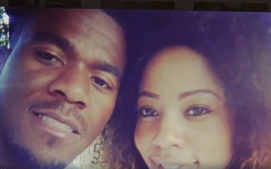 Senzo Meyiwa and Kelly Khumalo 