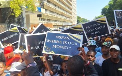 outh African Students Congress is marching to the Department of Higher Education in Pretoria.