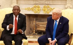 US President Donald Trump ambushed visiting South African President Cyril Ramaphosa