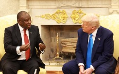 US President Donald Trump ambushed visiting South African President Cyril Ramaphosa