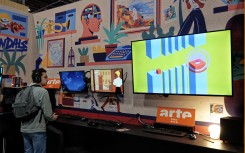 French-German TV channel ARTE. Daniel Pier/NurPhoto via AFP