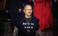 Mexican American designer Willy Chavarria. AFP/Geoffroy van der Hasselt