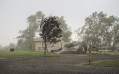 File: Strong winds in a storm destroying a tent. GettyImages/WestWindGraphics