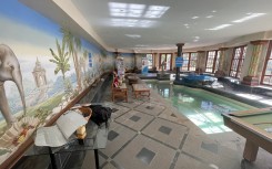 Inside view of the Gupta compound that is going on auction