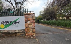 The entrance to Marks Park. eNCA/Pule Leshwiti-Jones