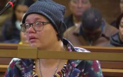 Tiffany Meek in court on Monday.