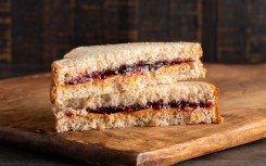A peanut butter and jam sandwich. GettyImages/pamela_d_mcadams
