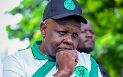 John Hlophe in MK party regalia