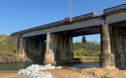 Umzimkhulu River Bridge in Port Shepstone