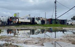 Flooding in both formal and informal settings were recorded. eNCA/Kevin Brandt