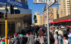 Durban flood survivors sleeping on the streets/ Zanele Buthelezi 
