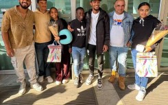 BT academy soccer players