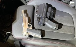 The suspects were found with 30 unlicensed firearms. Supplied